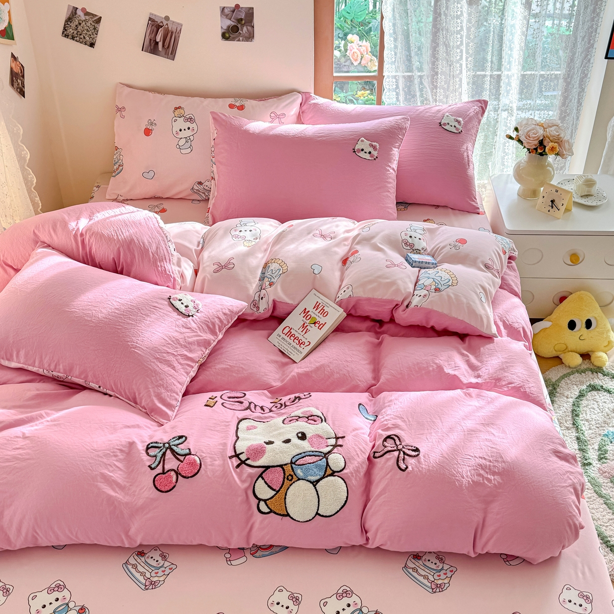 91家纺网 家纺一手货源 找家纺 （总）优卡迪家纺馆 2026新款水洗棉印加绣四件套