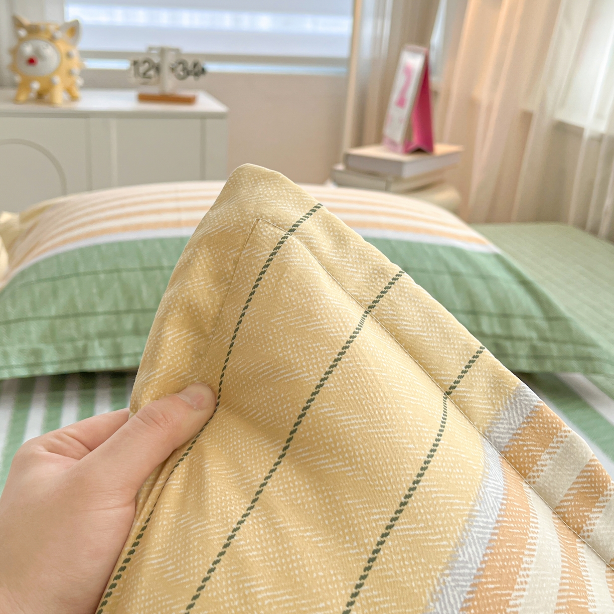 91家纺网 家纺一手货源 找家纺 珂博家纺 2026新款12868全棉纯棉小清新印花系列单品被套 青春律动