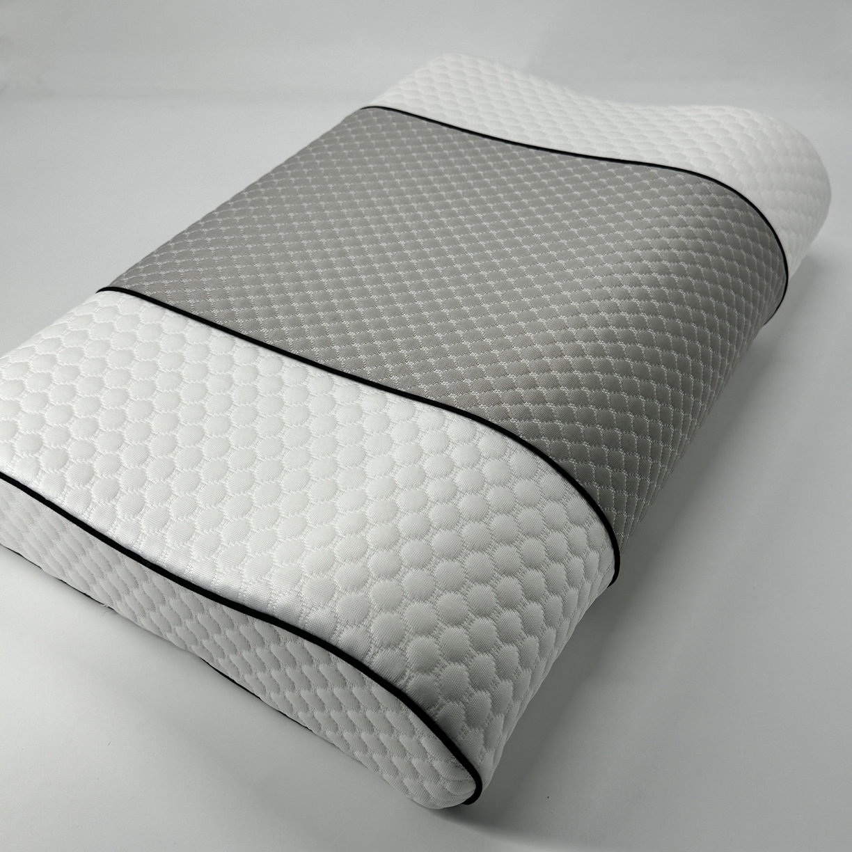 91家纺网 家纺一手货源 找家纺 （总）绮甜枕语 2026新款冰豆豆跨境慢回弹记忆棉记忆枕睡眠凉感冰丝护颈枕酒店枕芯颈椎枕