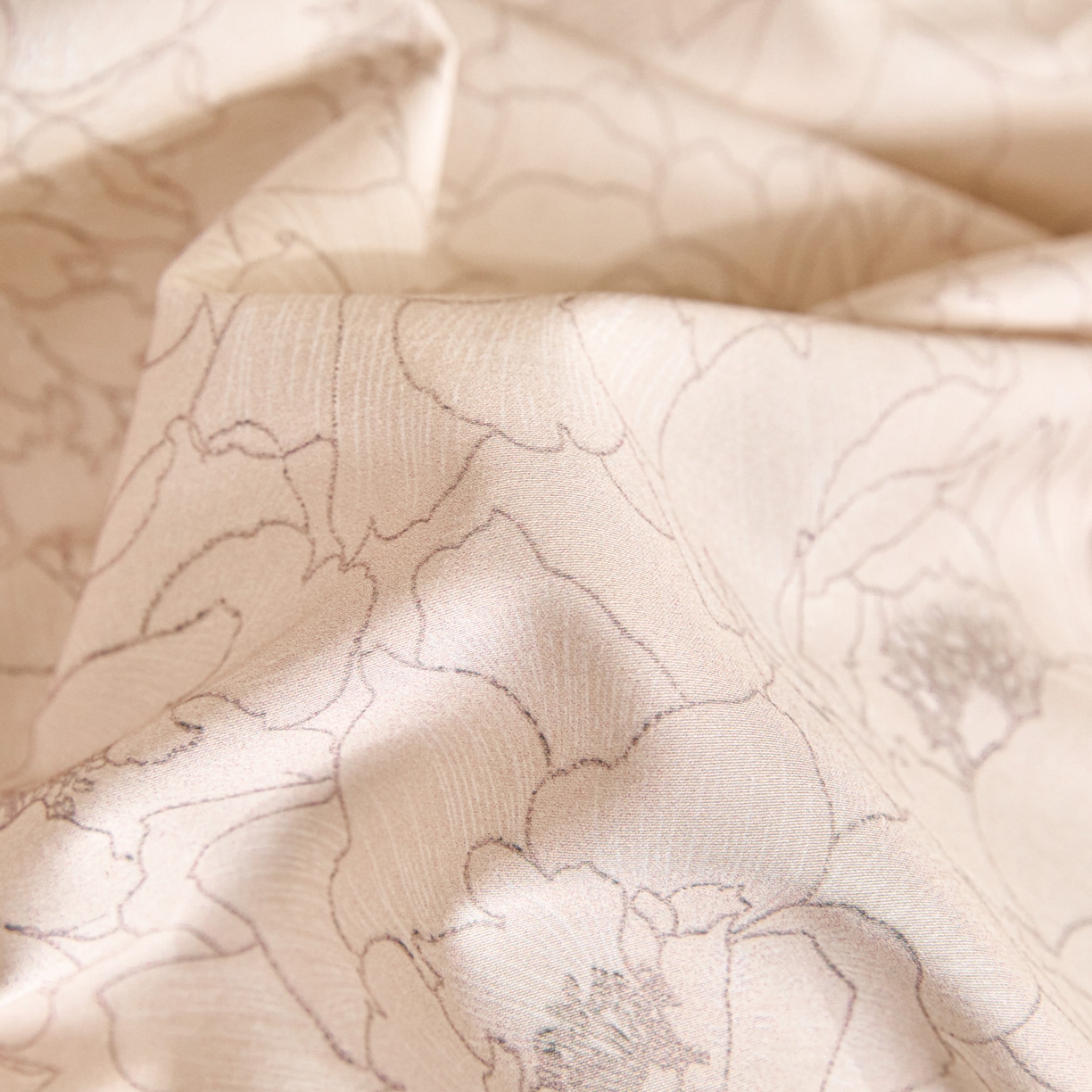 91家纺网 家纺一手货源 找家纺 新方向 【控价】2026年 数码印花50s双股全棉纯棉贡缎长绒棉四件套-约定 约定-香槟