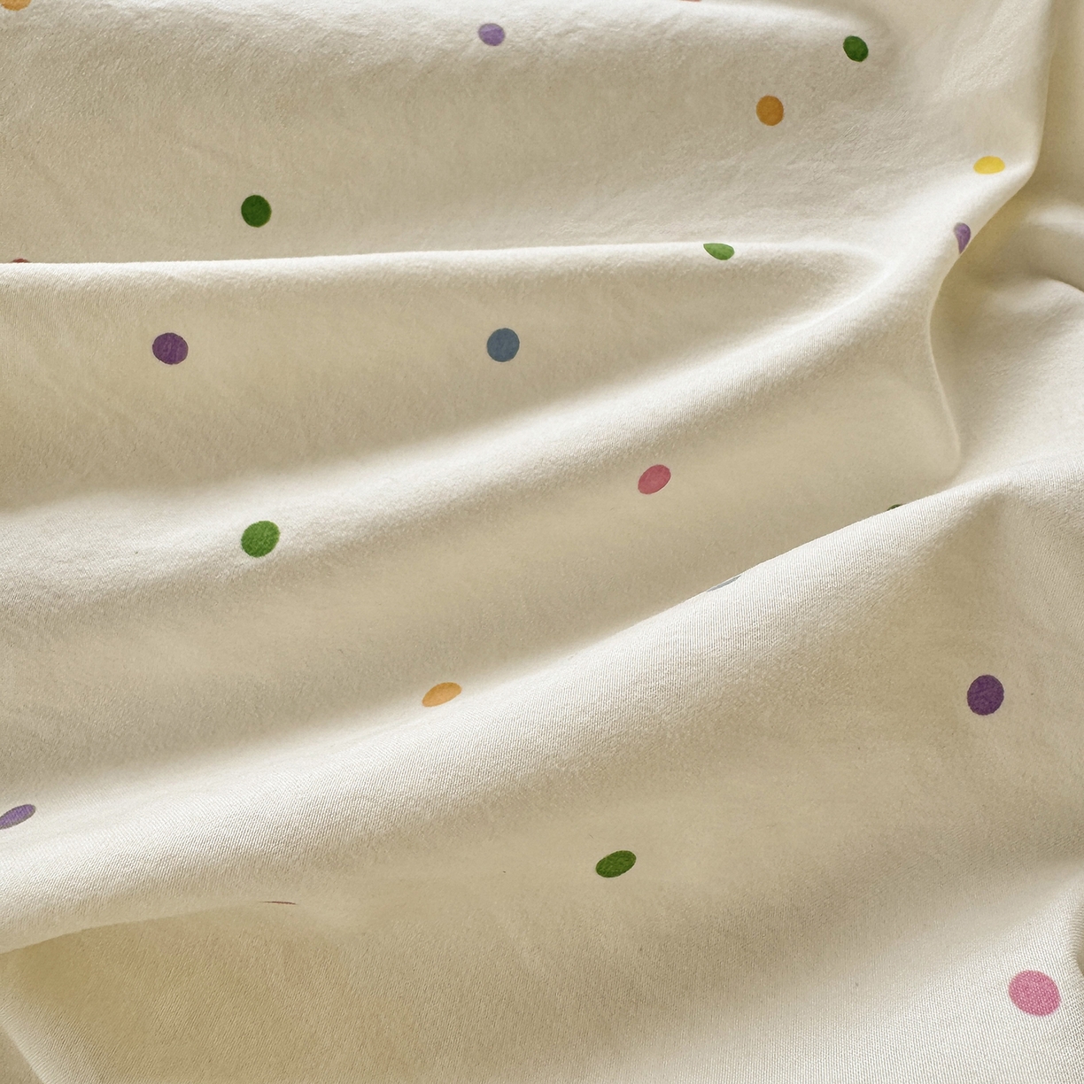 91家纺网 家纺一手货源 找家纺 沐芷 2026 【提供买家秀】古法水洗仿棉床笠席梦思床罩床垫防滑床套罩床笠三件套 甜梦糖豆