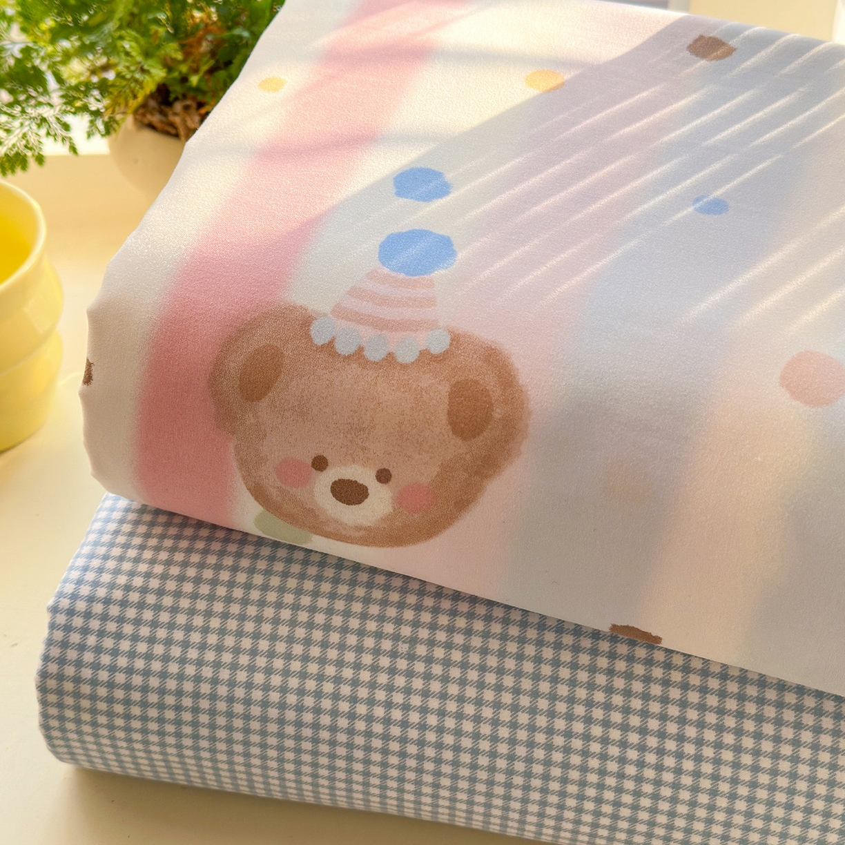 91家纺网 家纺一手货源 找家纺 沐芷 2026 【提供买家秀】古法水洗仿棉床笠席梦思床罩床垫防滑床套罩床笠三件套 组合图