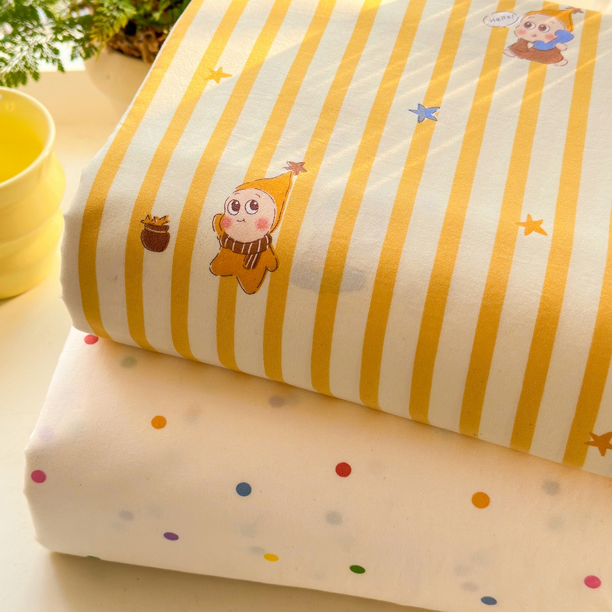 91家纺网 家纺一手货源 找家纺 沐芷 2026 【提供买家秀】古法水洗仿棉床笠席梦思床罩床垫防滑床套罩床笠三件套 组合图