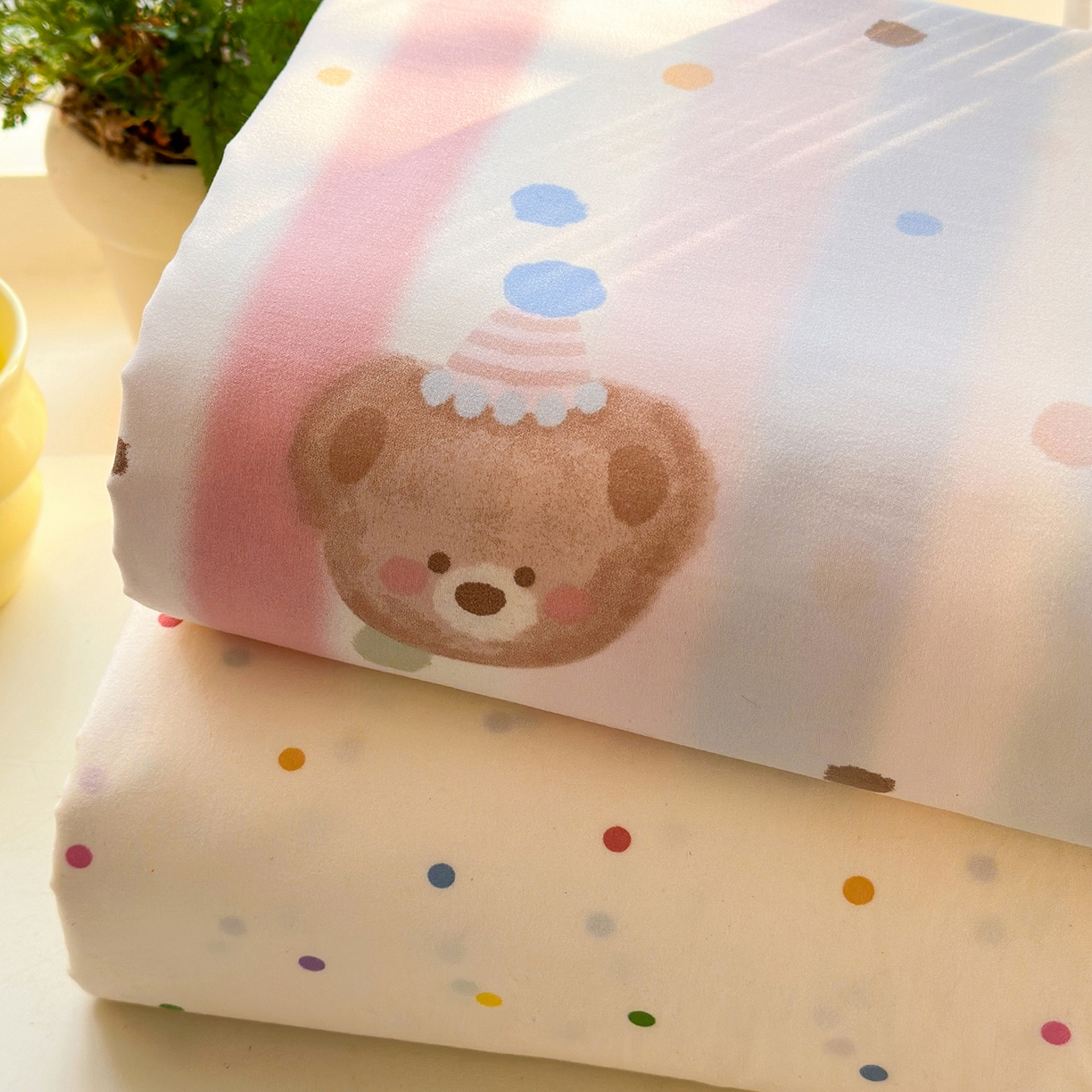 91家纺网 家纺一手货源 找家纺 沐芷 2026 【提供买家秀】古法水洗仿棉床笠席梦思床罩床垫防滑床套罩床笠三件套 组合图