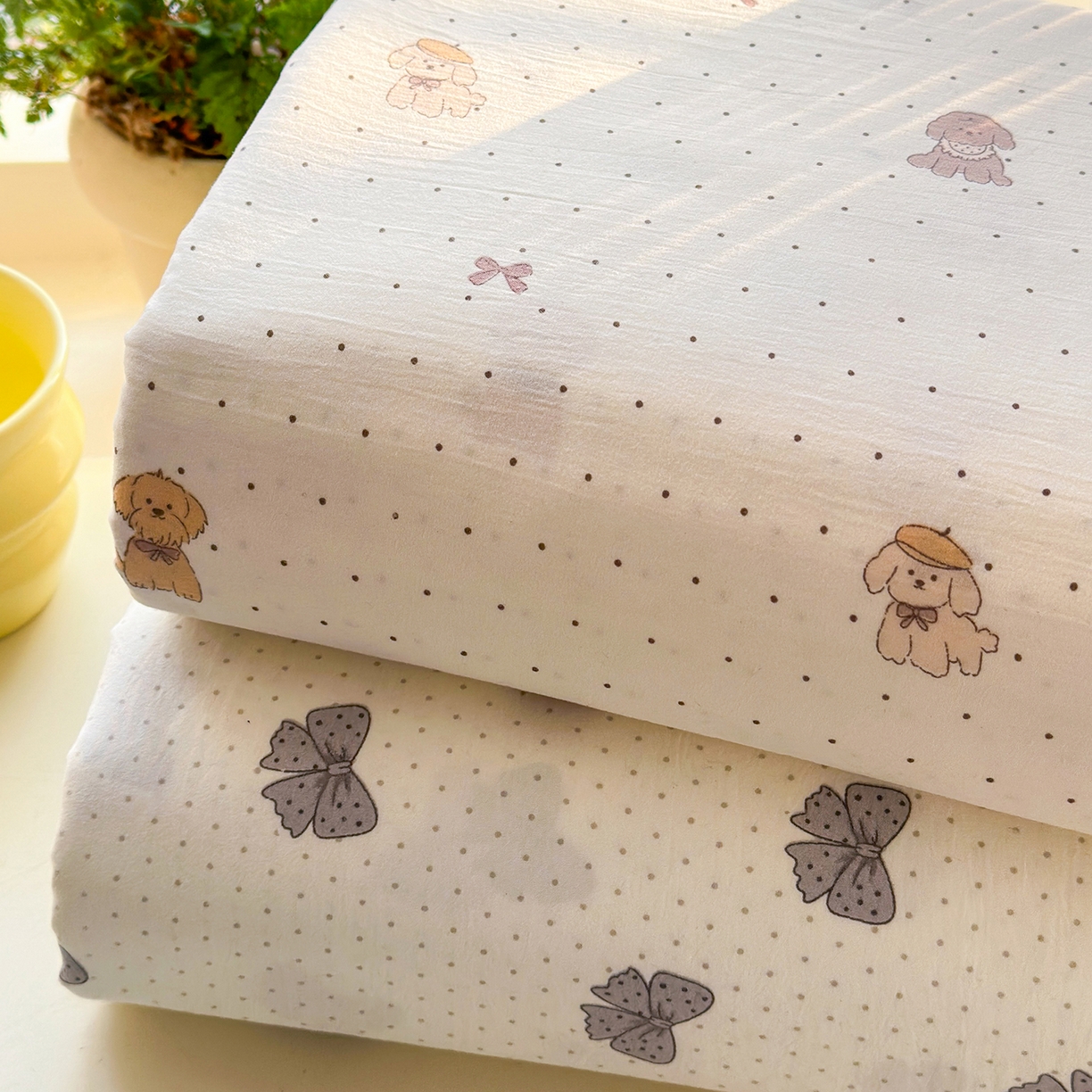 91家纺网 家纺一手货源 找家纺 沐芷 2026 【提供买家秀】古法水洗仿棉床笠席梦思床罩床垫防滑床套罩床笠三件套 组合图