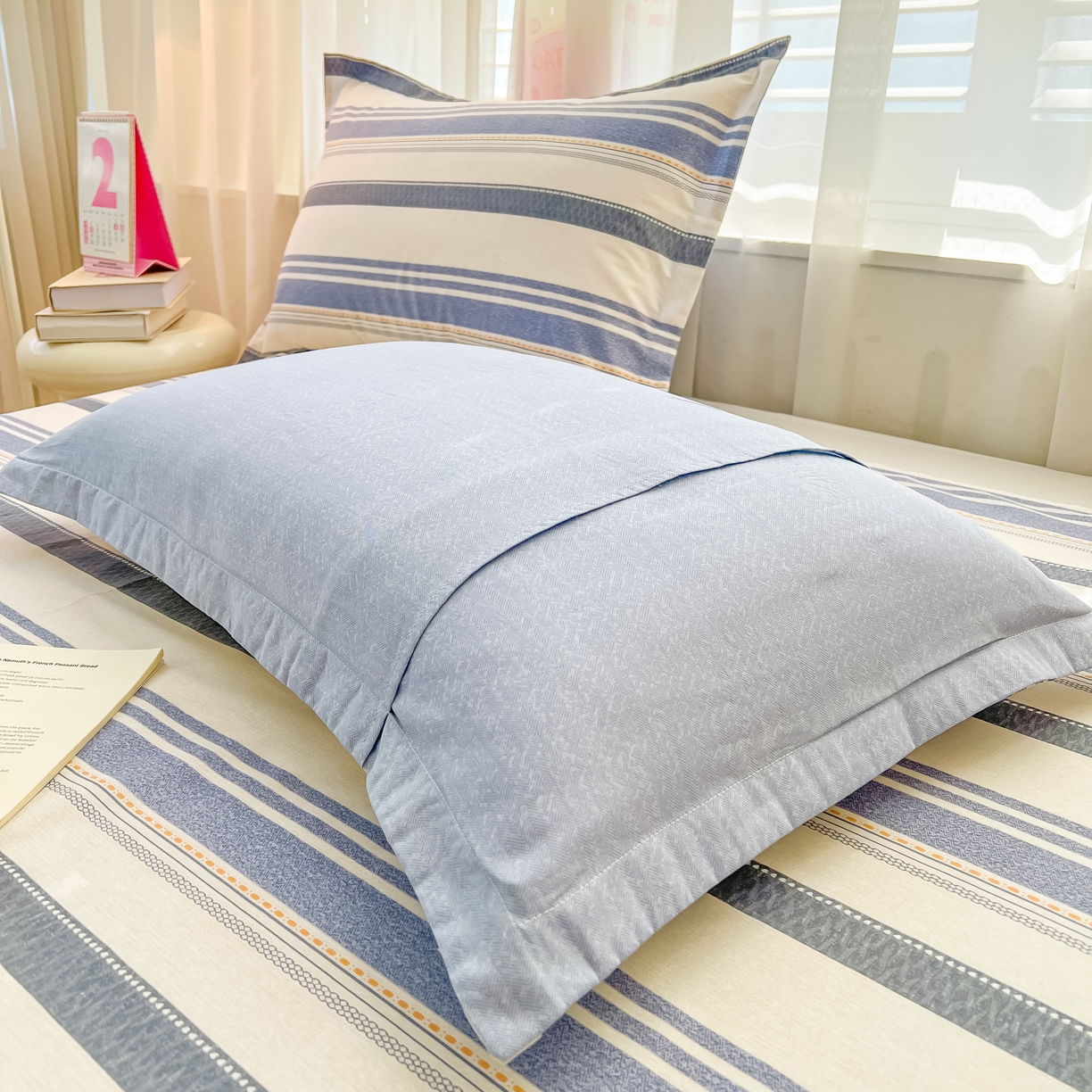 91家纺网 家纺一手货源 找家纺 珂博家纺 2026新款12868全棉纯棉小清新印花系列枕套单件单枕套 潮流前线