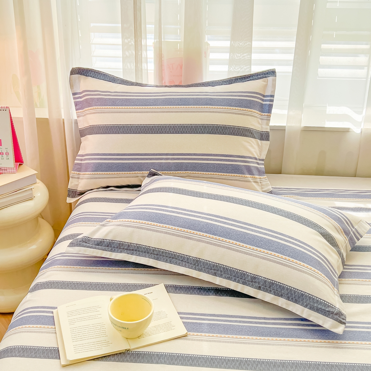 91家纺网 家纺一手货源 找家纺 珂博家纺 2026新款12868全棉纯棉小清新印花系列枕套单件单枕套 潮流前线