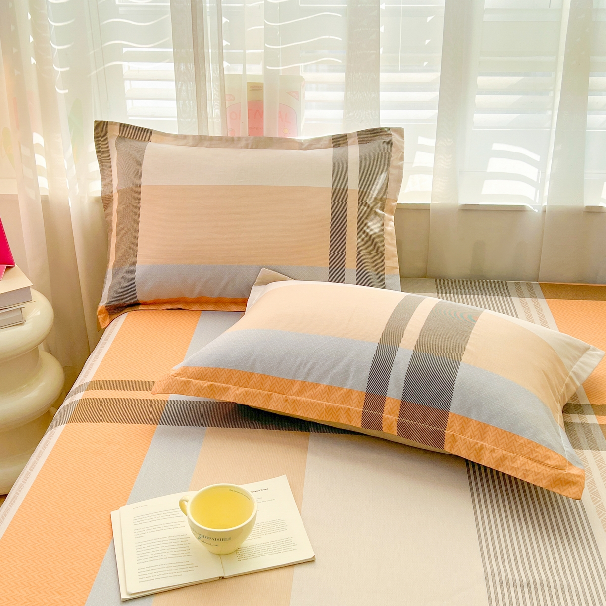 91家纺网 家纺一手货源 找家纺 珂博家纺 2026新款12868全棉纯棉小清新印花系列枕套单件单枕套 曼塔罗