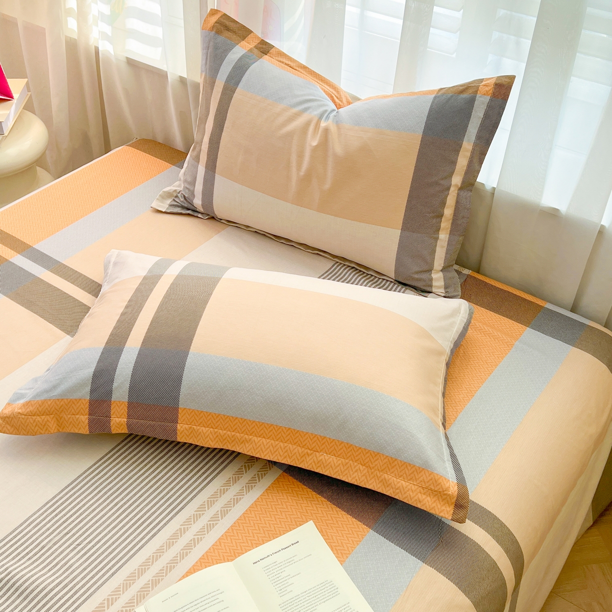 91家纺网 家纺一手货源 找家纺 珂博家纺 2026新款12868全棉纯棉小清新印花系列枕套单件单枕套 曼塔罗