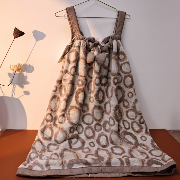 （总）松色家居 【福利款】2026新款珊瑚绒浴袍干发帽套件