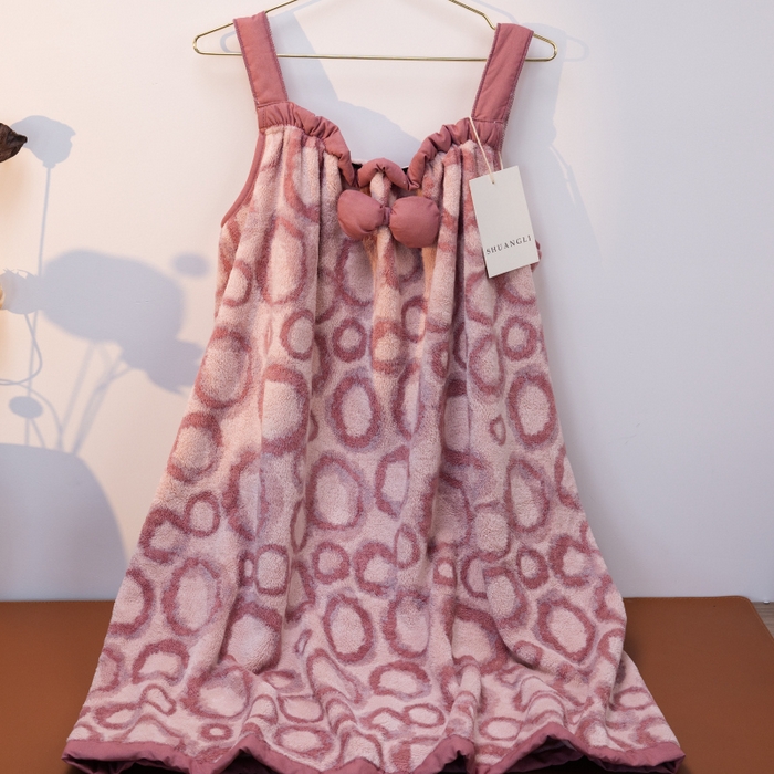 91家纺网 家纺一手货源 找家纺 （总）松色家居 【福利款】2026新款珊瑚绒浴袍干发帽套件