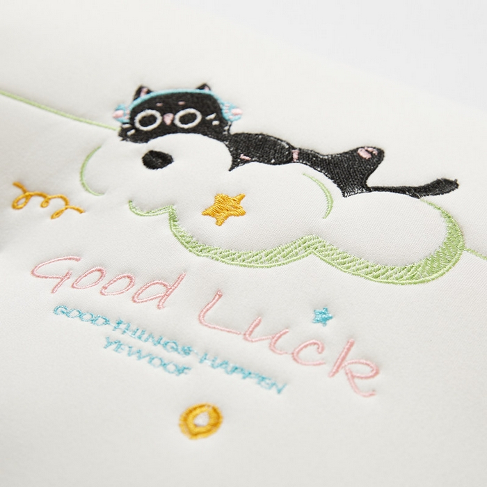 91家纺网 家纺一手货源 找家纺 （总）微枕芯 2026新款护颈刺绣财喵好梦枕枕头枕芯