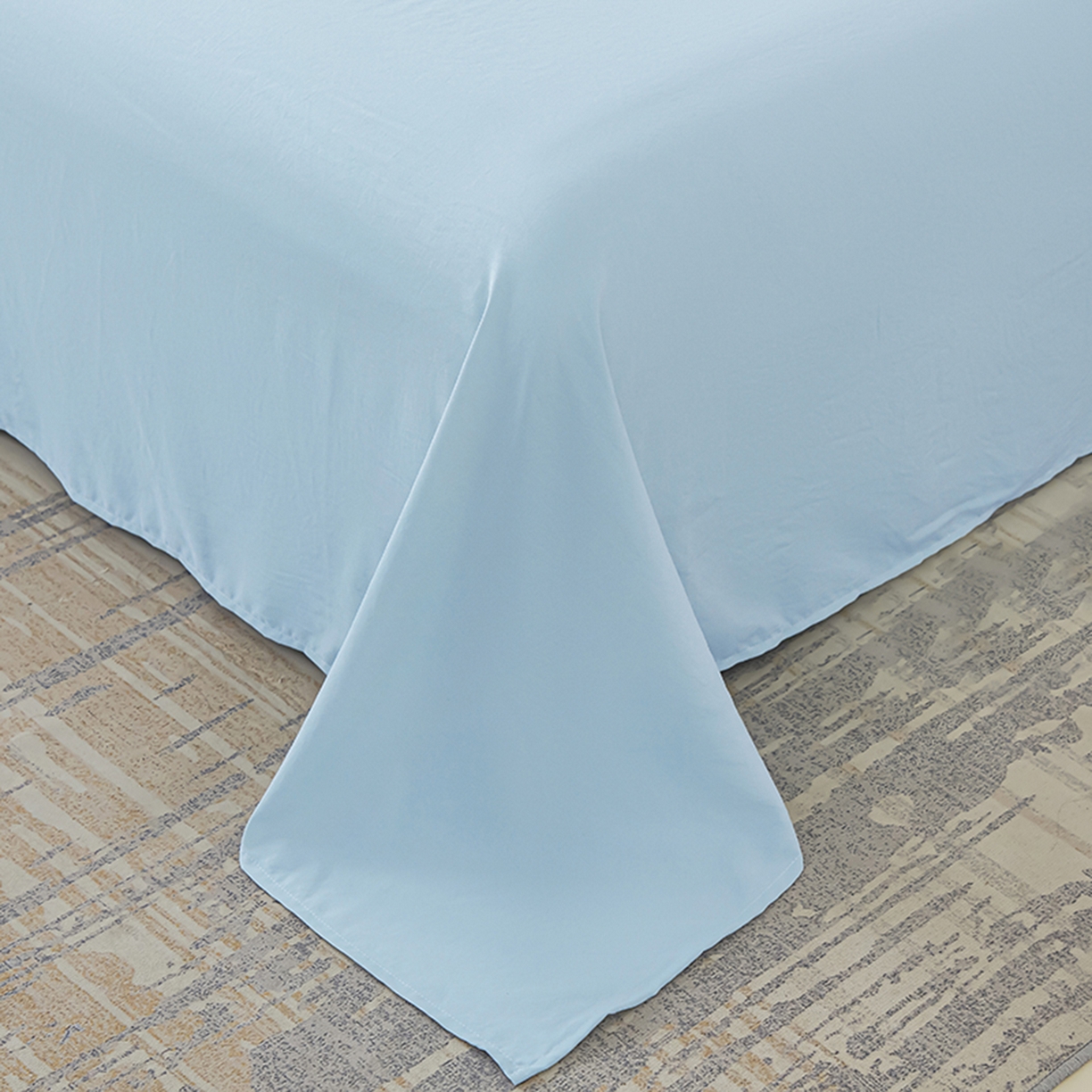 91家纺网 家纺一手货源 找家纺 木子家纺 2026新款水洗棉刺绣四件套-花颜系列 花颜-沙天兰