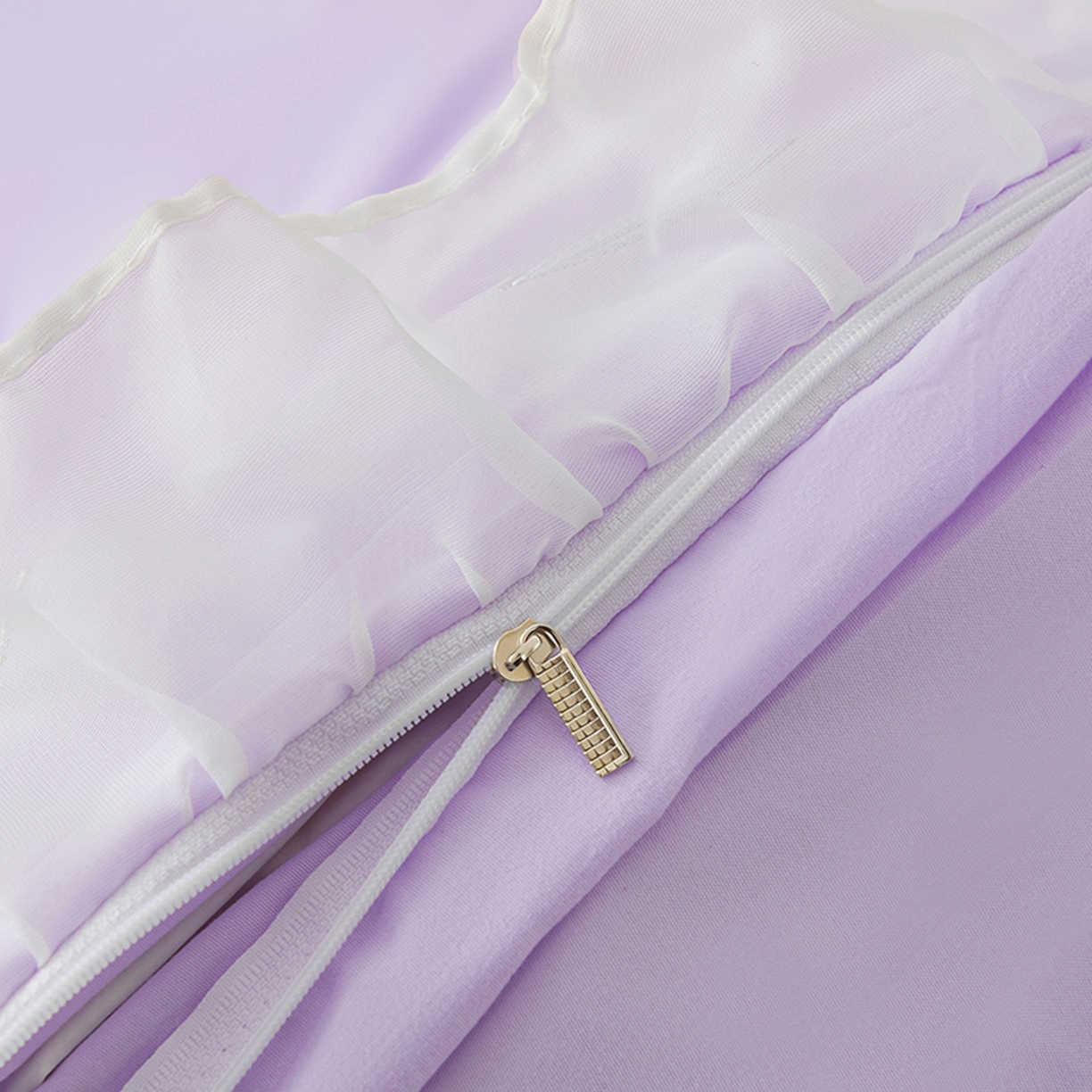 91家纺网 家纺一手货源 找家纺 木子家纺 2026新款水洗棉刺绣四件套-花颜系列 花颜-苏紫