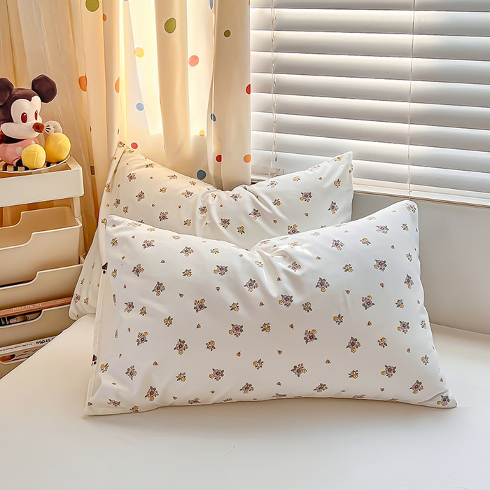 91家纺网 家纺一手货源 找家纺 木子家纺 2026新款水洗棉印花四件套--仲夏系列 花园秘境