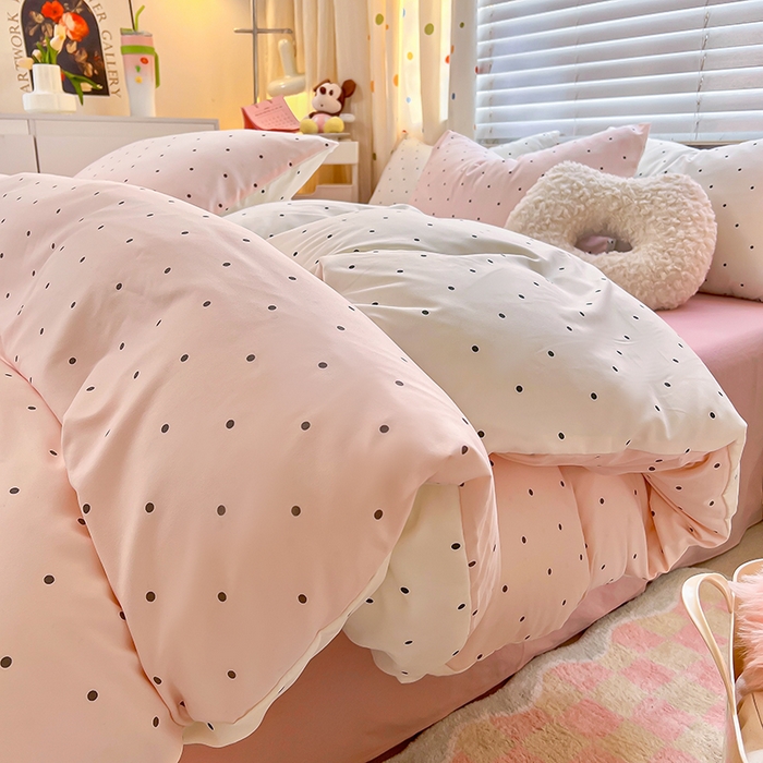 91家纺网 家纺一手货源 找家纺 木子家纺 2026新款水洗棉印花四件套--仲夏系列 赫本故事