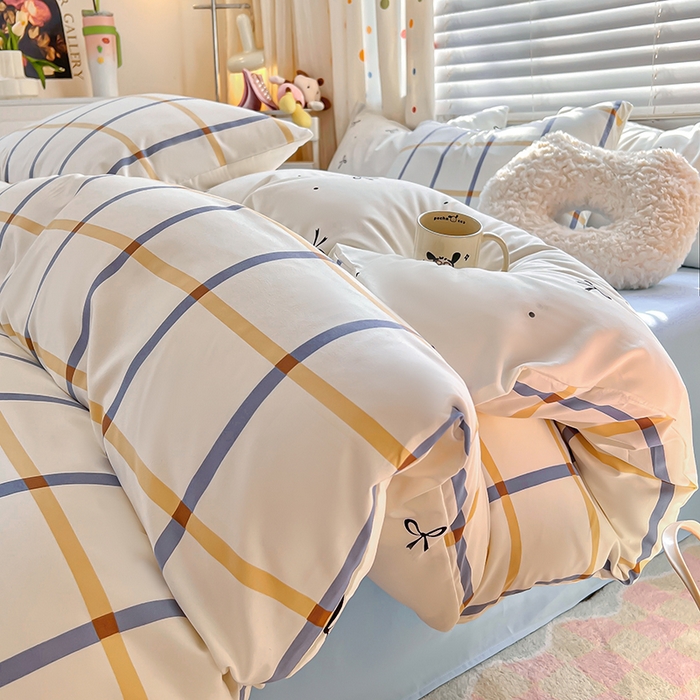 91家纺网 家纺一手货源 找家纺 木子家纺 2026新款水洗棉印花四件套--仲夏系列 梦境礼盒