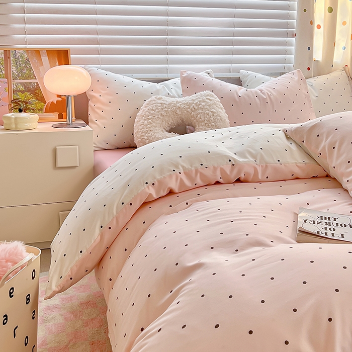 91家纺网 家纺一手货源 找家纺 木子家纺 2026新款水洗棉印花四件套--仲夏系列 赫本故事