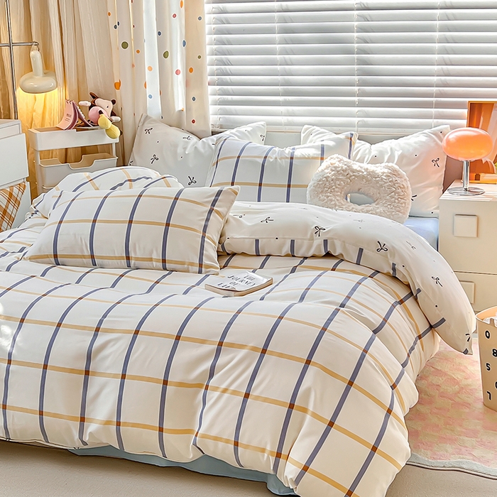 91家纺网 家纺一手货源 找家纺 木子家纺 2026新款水洗棉印花四件套--仲夏系列 梦境礼盒