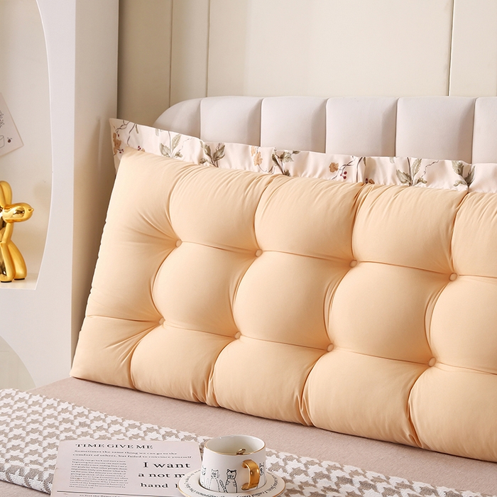 91家纺网 家纺一手货源 找家纺 永光家居 2026新款洛熙床头靠垫韩版靠枕榻榻米软包（不供多多）