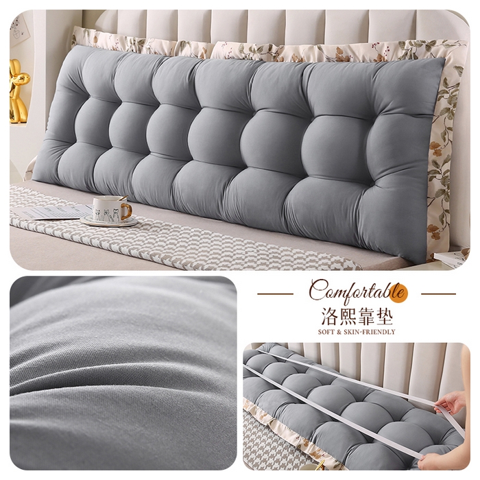 91家纺网 家纺一手货源 找家纺 永光家居 2026新款洛熙床头靠垫韩版靠枕榻榻米软包（不供多多）