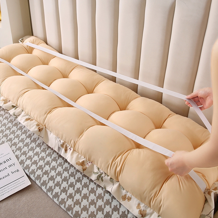 91家纺网 家纺一手货源 找家纺 永光家居 2026新款洛熙床头靠垫韩版靠枕榻榻米软包（不供多多）