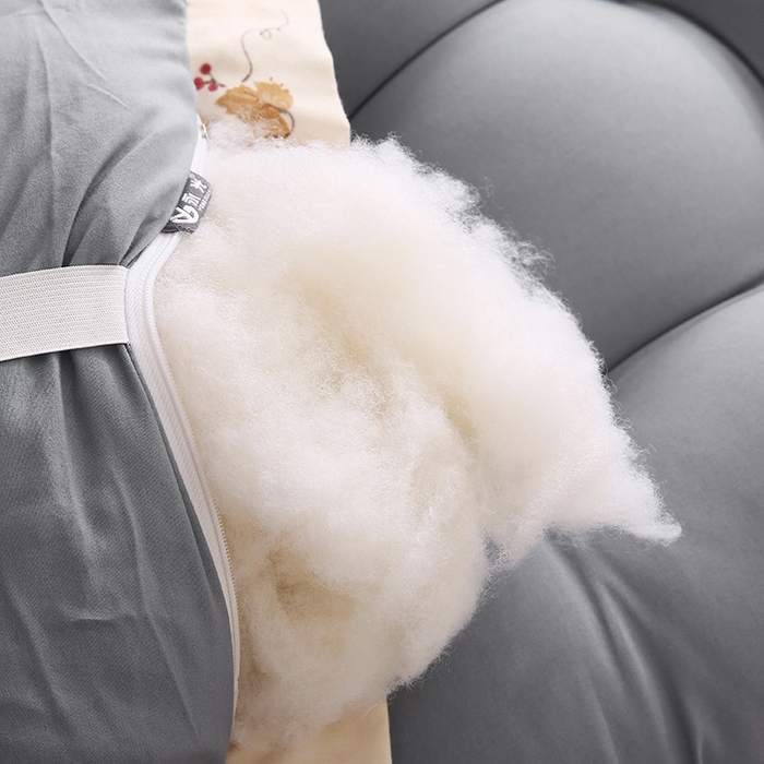 91家纺网 家纺一手货源 找家纺 永光家居 2026新款洛熙床头靠垫（不供多多） 浅灰