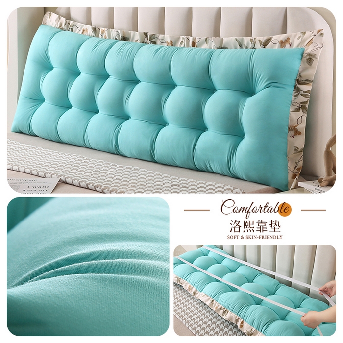 永光家居 2026新款洛熙床头靠垫（不供多多） 湖蓝
