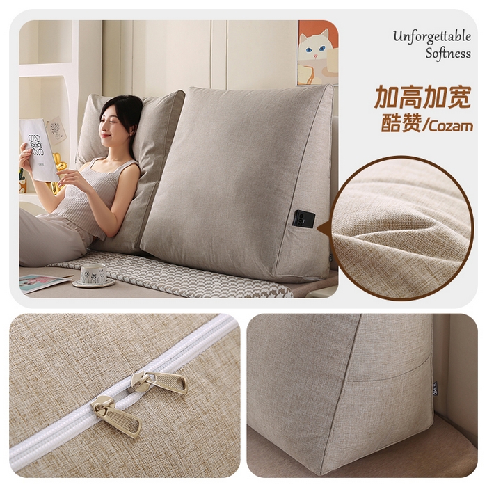 91家纺网 家纺一手货源 找家纺 永光家居 2026新款韩式三角靠垫床头靠垫靠枕抱枕头（不供多多）