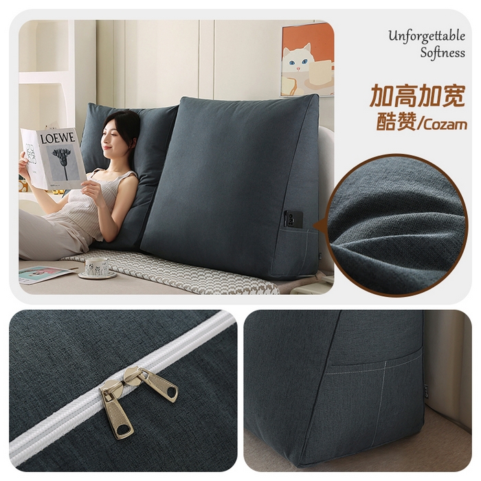 91家纺网 家纺一手货源 找家纺 永光家居 2026新款韩式三角靠垫床头靠垫靠枕抱枕头（不供多多）