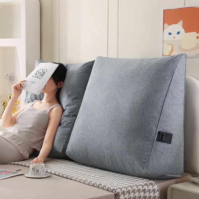 91家纺网 家纺一手货源 找家纺 永光家居 2026新款韩式三角靠垫（不供多多） 生石灰