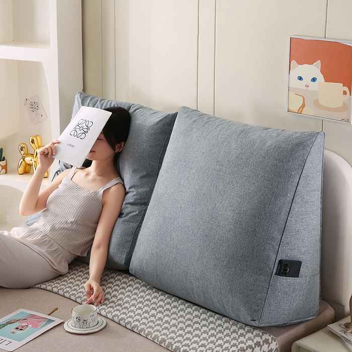 91家纺网 家纺一手货源 找家纺 永光家居 2026新款韩式三角靠垫（不供多多） 生石灰