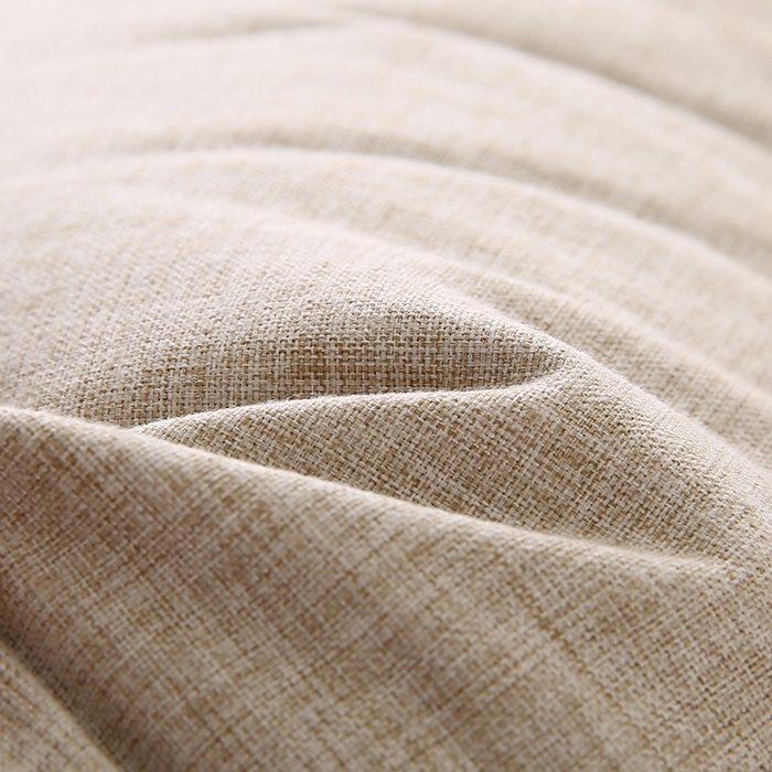 91家纺网 家纺一手货源 找家纺 永光家居 2026新款韩式三角靠垫（不供多多） 浅麻色