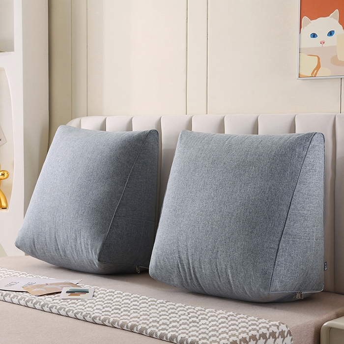 91家纺网 家纺一手货源 找家纺 永光家居 2026新款韩式三角靠垫（不供多多） 生石灰