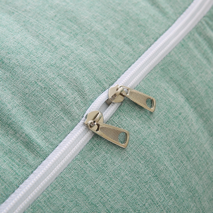 91家纺网 家纺一手货源 找家纺 永光家居 2026新款韩式三角靠垫（不供多多） 艾绿色