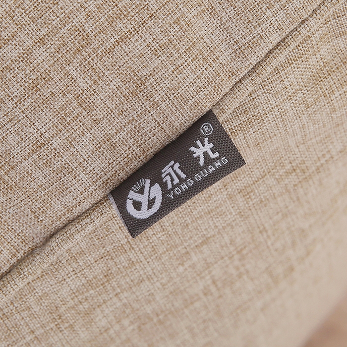 91家纺网 家纺一手货源 找家纺 永光家居 2026新款韩式三角靠垫（不供多多） 浅麻色