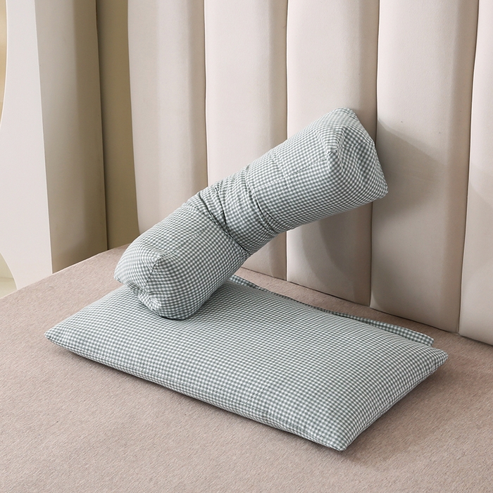 91家纺网 家纺一手货源 找家纺 （总）永光家居 2026新款格子全棉水洗荞麦枕枕头枕芯（不供多多）