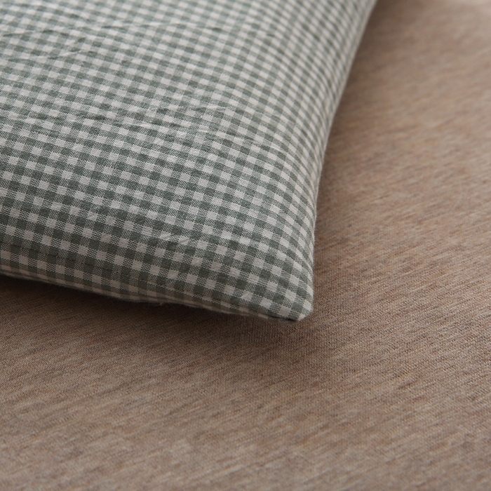 91家纺网 家纺一手货源 找家纺 永光家居 2026新款格子全棉水洗荞麦枕枕头枕芯（不供多多） 蓝色