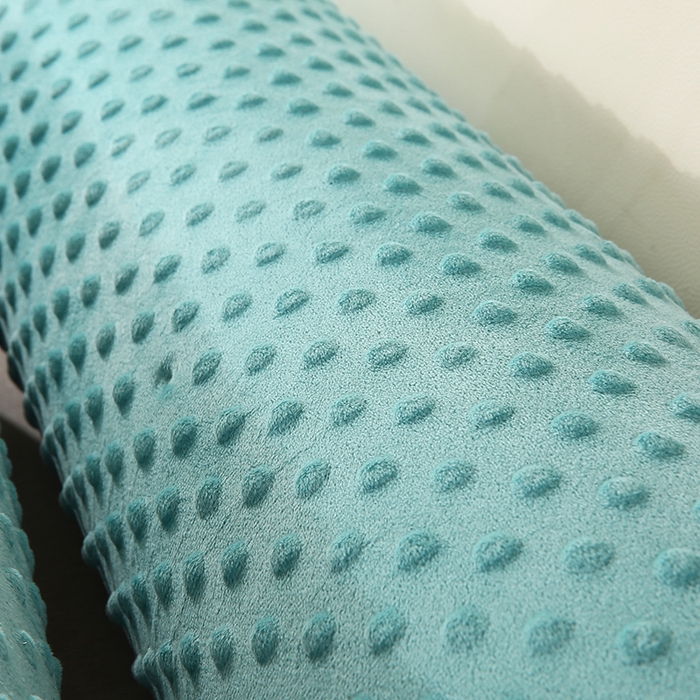 91家纺网 家纺一手货源 找家纺 永光家居 2026新款记忆棉圆柱枕枕头枕芯（不供多多） 绒豆豆 绿色