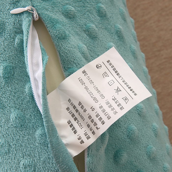 91家纺网 家纺一手货源 找家纺 永光家居 2026新款记忆棉圆柱枕枕头枕芯（不供多多） 绒豆豆 绿色