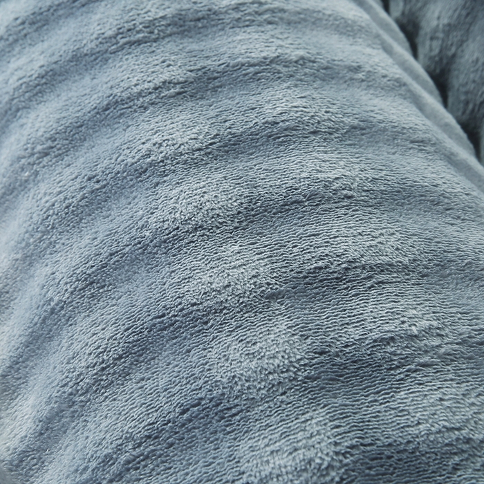 91家纺网 家纺一手货源 找家纺 永光家居 2026新款记忆棉圆柱枕枕头枕芯（不供多多） 兔毛绒 雾霾蓝