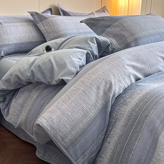 91家纺网 家纺一手货源 找家纺 简如 2025新款100%全棉纯棉磨毛四件套（有买家秀） 巴比伦