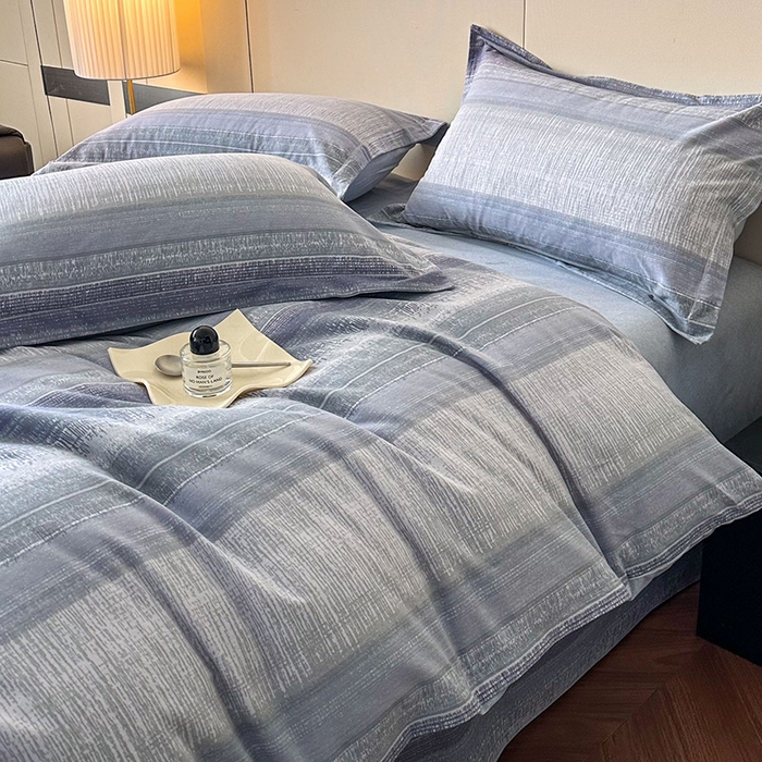 91家纺网 家纺一手货源 找家纺 简如 2025新款100%全棉纯棉磨毛四件套（有买家秀） 巴比伦