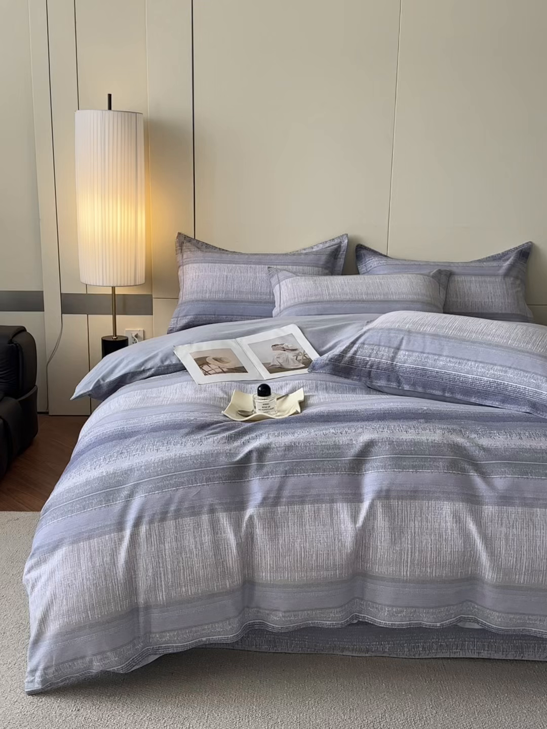 91家纺网 家纺一手货源 找家纺 简如 2025新款100%全棉纯棉磨毛四件套（有买家秀） 巴比伦