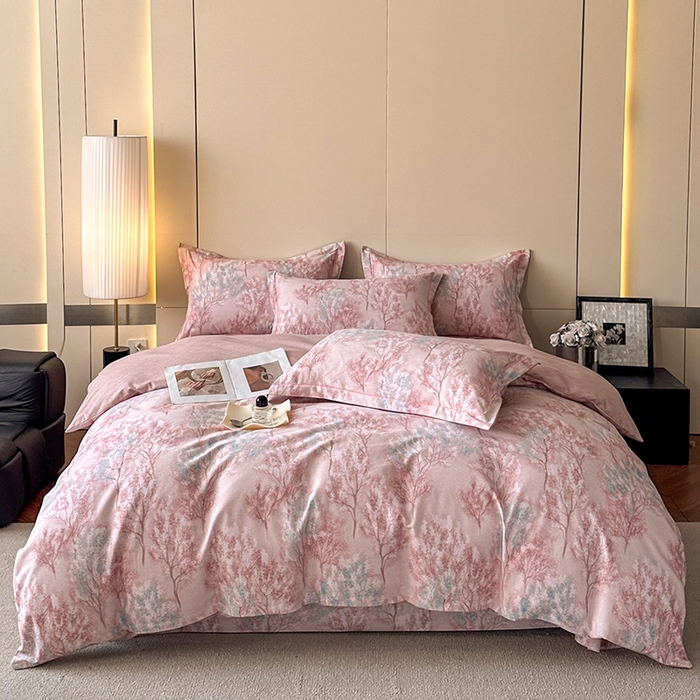 91家纺网 家纺一手货源 找家纺 简如 2025新款100%全棉纯棉磨毛四件套（有买家秀） 初心萌动