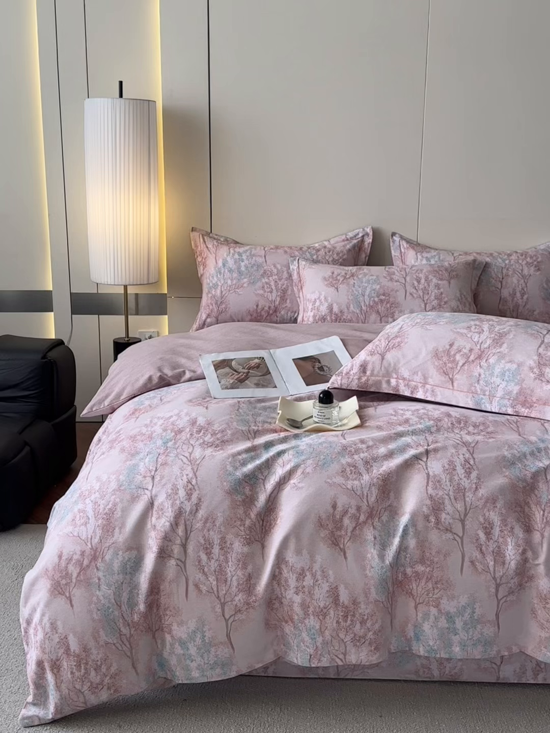 91家纺网 家纺一手货源 找家纺 简如 2025新款100%全棉纯棉磨毛四件套（有买家秀） 初心萌动