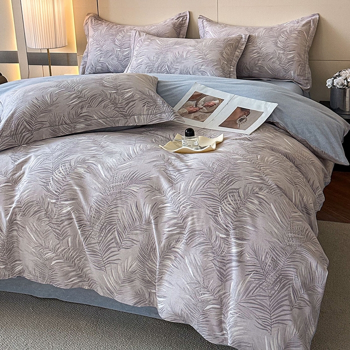 91家纺网 家纺一手货源 找家纺 简如 2025新款100%全棉纯棉磨毛四件套（有买家秀） 春苑