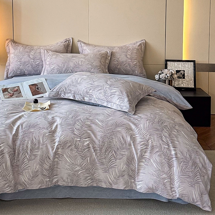 91家纺网 家纺一手货源 找家纺 简如 2025新款100%全棉纯棉磨毛四件套（有买家秀） 春苑