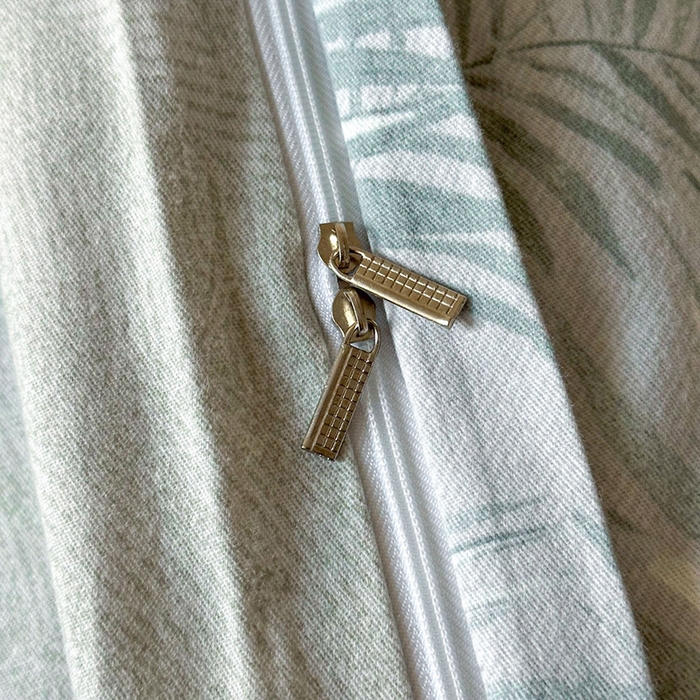 91家纺网 家纺一手货源 找家纺 简如 2025新款100%全棉纯棉磨毛四件套（有买家秀） 春苑-绿