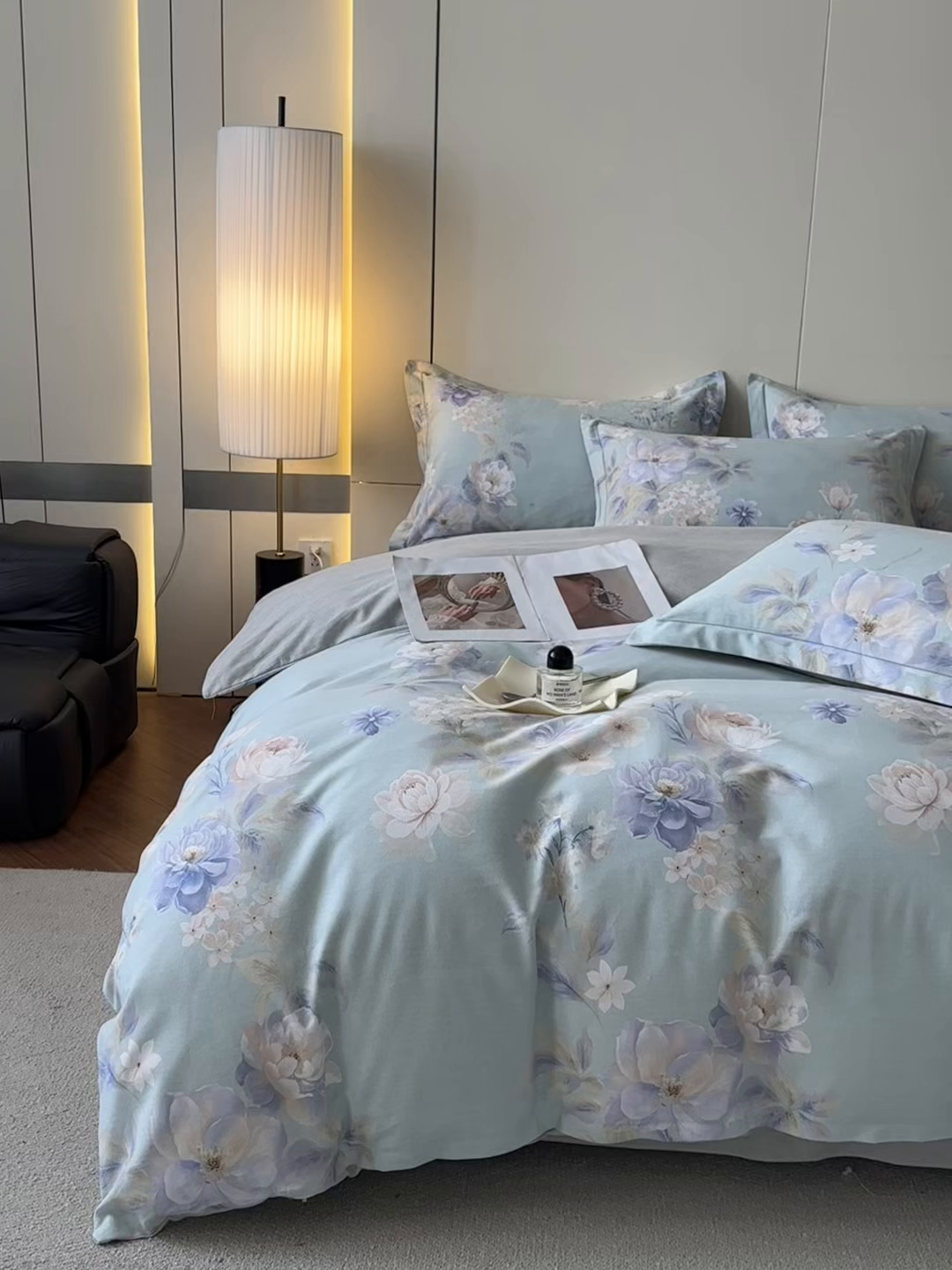 91家纺网 家纺一手货源 找家纺 简如 2025新款100%全棉纯棉磨毛四件套（有买家秀） 寄语玫瑰